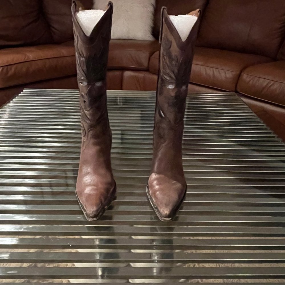 CARLOS by Carlos Santana Leather Cowgirl / Western Boots